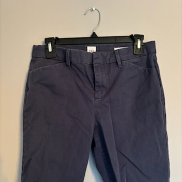 Gap Navy Blue Skinny Ankle Khaki 4 - Picture 2 of 9